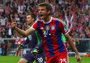 توماس مولر|بایرن مونیخ 2-1 ولفسبورگ / بوندسلیگا