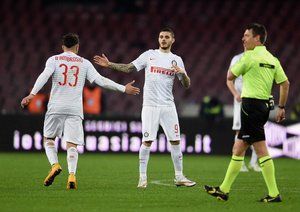 مائورو ایکاردی|ناپولی 2 - 2 اینترمیلان / سری آ