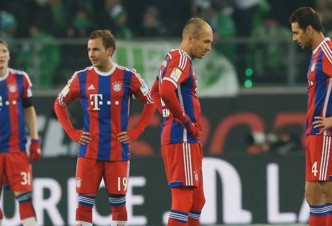 عکس العمل بازیکنان بایرن