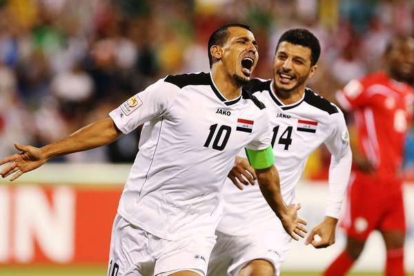 عراق 2 - 0 فلسطین/جام ملت های آسیا 2015/گل بازی