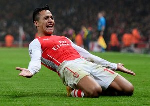 الکسیس سانچز|آرسنال 2 - 0 بوروسيا دورتموند / لیگ قهرمانان