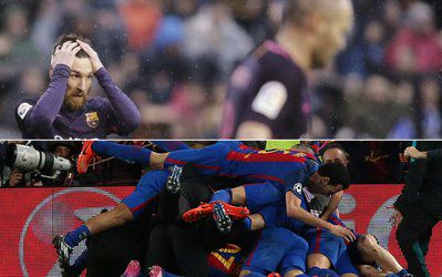 فراز و فرودهای بارسلونا در این فصل