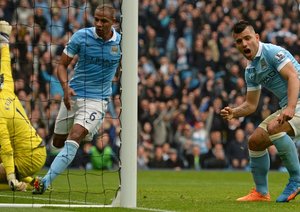 سرخیو آگوئرو|منچستر سیتی 6 - 1 نیوکاسل / لیگ جزیره