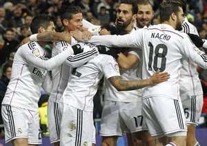 شادی بازیکنان رئال