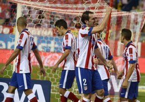 شادی بازیکنان اتلتیکو|آتلتیکو مادرید 2-2 سلتاویگو / لالیگا