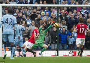 سرخیو آگرو - دیوید دخئا|منچستر سیتی 1 - 0 منچستر یونایتد / لیگ جزیره