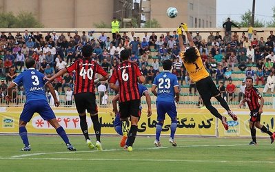 لیگ برتر | تساوی استقلال اهواز و سیاه‌جامگان در نیمه اول