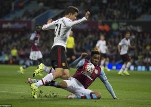 آندر هررا|آستون ویلا 0 - 1 منچستر یونایتد / لیگ برتر انگلستان