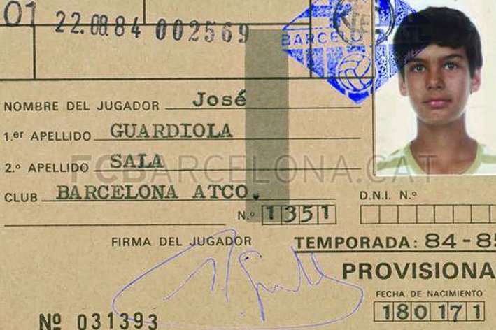 Pep Guardiola - 12 Years Old La Masia.jpg