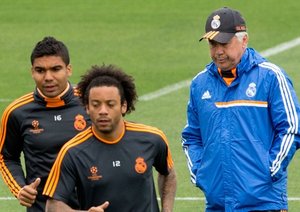 جلسه تمرینی رئال پیش از فینال لیگ قهرمانان اروپا