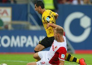 هنريخ مخیتاریان|آگزبورگ 2-3 دورتموند / بوندسلیگا