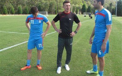گزارش تصویری | حضور پولادی در نخستین تمرین تیم ملی فوتبال در استرالیا