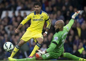 دیگو کاستا|اورتون 3-6 چلسی / لیگ جزیره