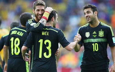 دیدار اسپانیا و استرالیا از دریچه دوربین