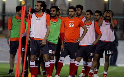 آخرین تمرین پرسپولیس در زمین شماره یک لخویا برگزار شد