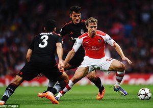 ایگناسیو مونرئال|آرسنال 1-0 بشیکتاش /  پلی آف لیگ قهرمانان اروپا