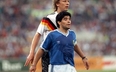 درد دل‌های مارادونا از فینال ۱۹۹۰ مقابل آلمان