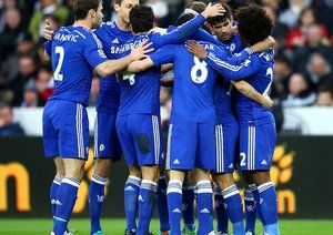 شادی آبی های لندن|سوانسی 0 - 5 چلسی / لیگ انگلستان