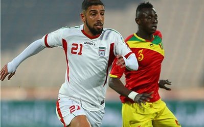 اولین تمرین دژاگه با تیم ملی فوتبال در اتریش