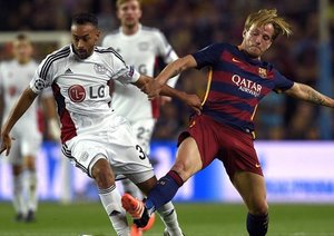 ایوان راکیتیچ - كريم بالعربي|بارسلونا 2 - 1 باير لوركوزن / لیگ قهرمانان