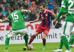 ˣ ماریو گوتزه|وردر برمن 0 - 4 بایرن مونیخ / بوندسلیگا