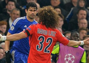 دیگو کاستا - داوید لوئیز|چلسی 2 - 2 پاریس سن ژرمن / لیگ قهرمانان