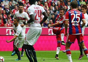 ماریو گوتزه|بایرن مونیخ ۲ - 0 اشتوتگارت/ بوندسلیگا