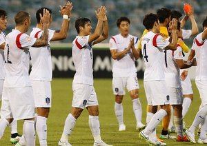 شادمانی بازیکنان کره|کویت 0 - 1 کره جنوبی / جام ملت های آسیا