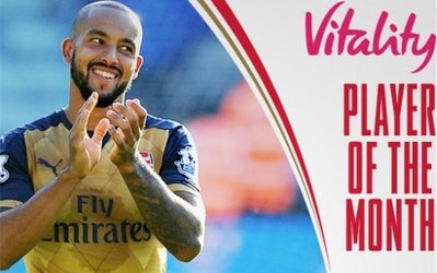 والکات بازیکن ماه آرسنال شد