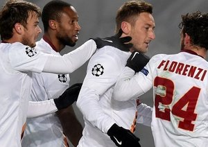 فرانچسکو توتی|زسكا مسكو 1 - 1 رم / لیگ قهرمانان