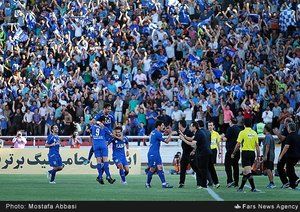 شادی بازیکنان استقلال