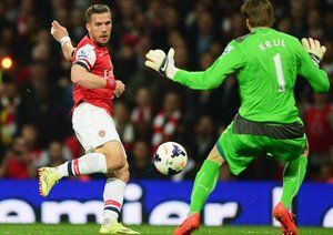 لوكاس پودولوسكي|تک به تک لوکاس پودولسکی با دروازه بان نیو کاسل