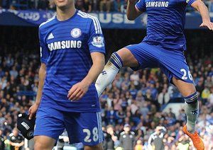 شادی بازیکنان چلسی|چلسی 1 - 0 کریستال پالاس / لیگ جزیره