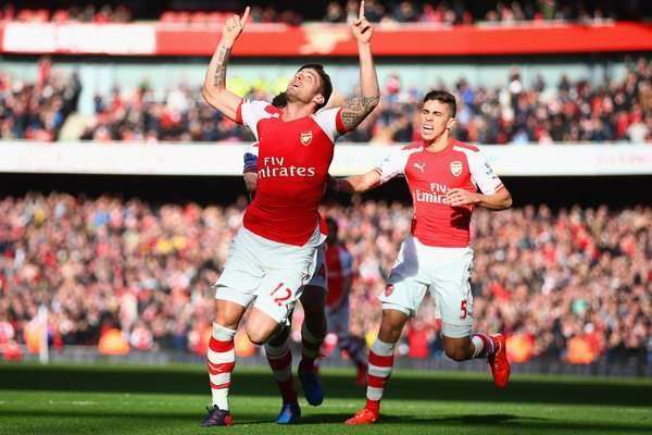 آرسنال 2 - 0 اورتون/هفته بیست و هفتم لیگ برتر/گل های مسابقه