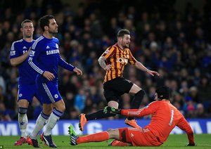 پیتر چک|چلسی 2 - 4 برادفورد سیتی / جام حذفی