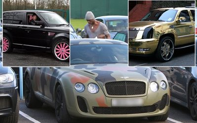 گزارش تصویری روز | عجیب‌ترین خودروهای فوتبالیست‌ها