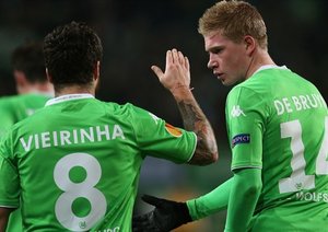 کوین دی بروین|وولفسبورگ 3 - 1 اینترمیلان / لیگ اروپا