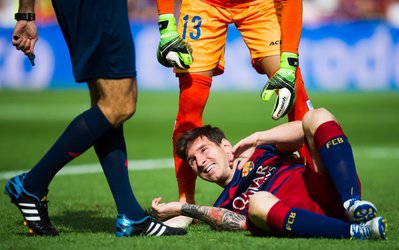 فهرست بازی‌هایی که مسی از دست می‌دهد