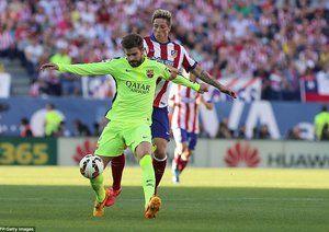 جرارد پیکه|اتلتیکو مادرید 0 - 1 بارسلونا / لالیگا