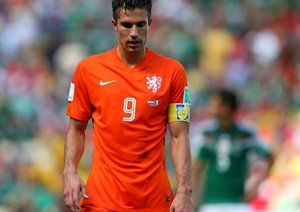 روبن فن پرسی|عکس العمل روبن فن پرسی در جریان بازی مقابل مکزیک.