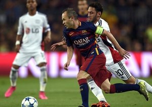 آندرس اینیستا|بارسلونا 2 - 1 باير لوركوزن / لیگ قهرمانان