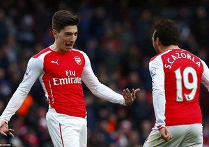 سانتی کازورلا - هکتور بِلِرین|آرسنال 5 - 0 آستون ویلا / لیگ جزیره