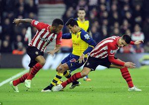 الکسیس سانچز|ساوتهمپتون 2 - 0 آرسنال / لیگ جزیره