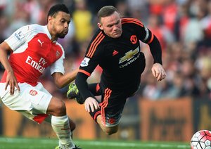 فرانسيس كوكلين - رونی|آرسنال 3 - 0 منچستر یونایتد / لیگ جزیره