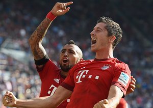 رابرت لواندوفسکی - ویدال|هوفنهايم 1 - 2 بایرن مونیخ / بوندسلیگا