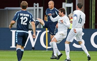 گزارش تصویری | فیگو، هیرو و داویدز در ورزشگاه تیم جهانبخش