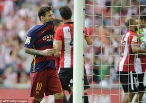 لیونل مسی|اتلتیک بیلبائو 0 - 1 بارسلونا / لالیگا