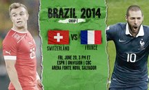 سوئیس 2 - 5 فرانسه