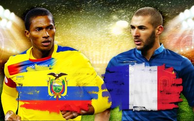 پیش‌بازی فرانسه - اکوادور / خروس‌ها به دنبال نهمین امتیاز