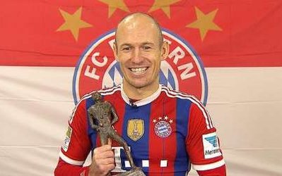 آرین روبن یکصدمین گل خود را برای بایرن مونیخ به ثمر رساند